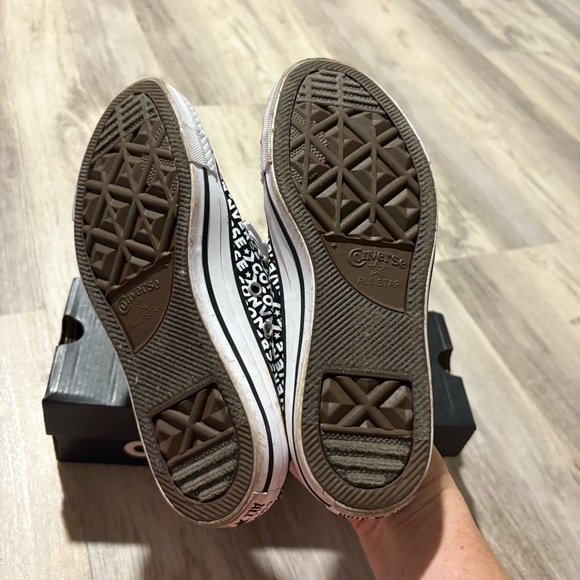 Converse Black White Shoreline Sneakers Slip On 7 Chuck Taylor All Star - Picture 5 of 7